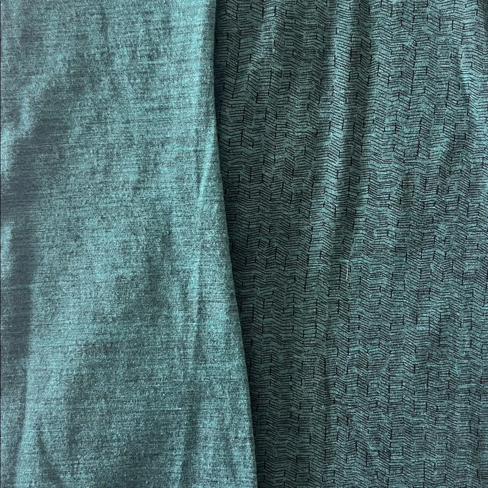 Seg’ments Teal Blue Green 100% Merino Wool Long Sleeve Shirt Base Layer Medium - Picture 3 of 4